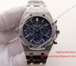 Swiss Fake Audemars Piguet Royal Oak Stainless Steel Blue Chronograph Face